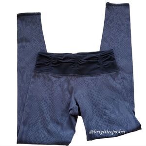 FLYWHEEL Black/Grey Snake Print Leggings